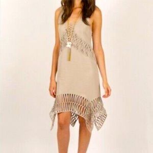 Sashin + Babi For Ankasa Braided Panel Dress Size 8